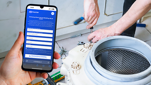 fixitfaster smartphone wasmachine reparatie