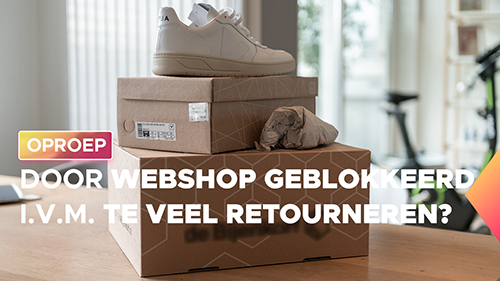 oproep webshop retourneren