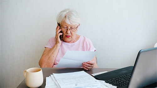 bellen mevrouw energiecontract