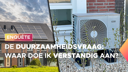 warmtepomp zonnepanelen enquete duurzaamheid