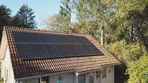 zonnepanelen op dak