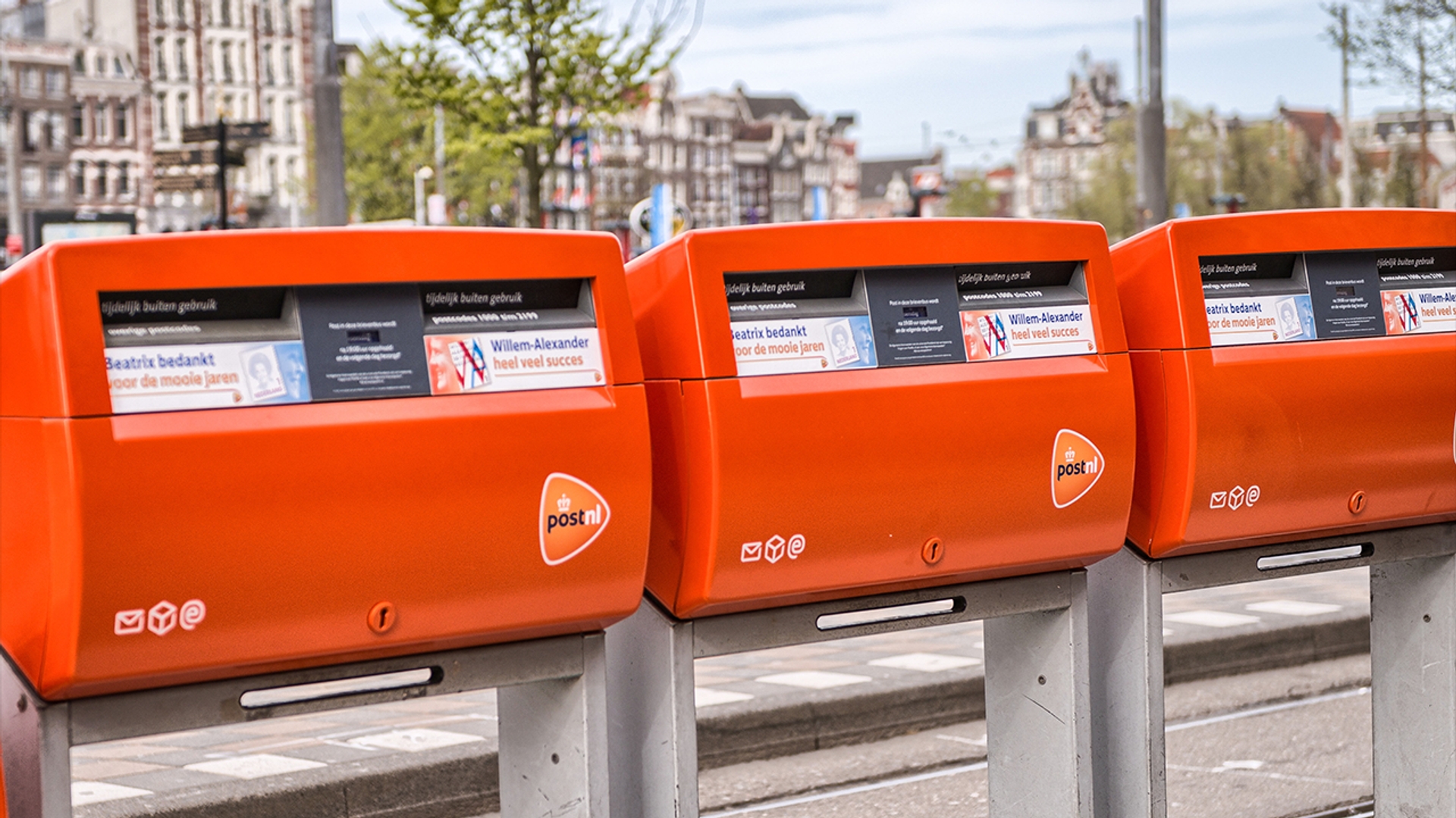 postnl oranje brievenbussen